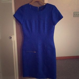 Tahari dress with zipper detail